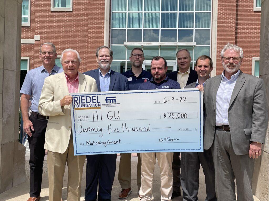 Riedel Foundation Presents $25,000 Matching Grant to HLGU