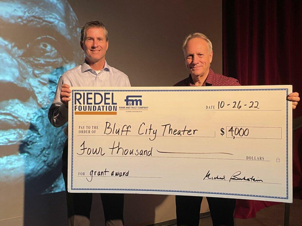 Riedel Foundation Sponsoring Upcoming Bluff City Theater Production