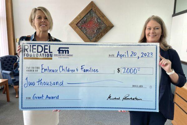 Riedel Foundation Grant to Help Meet Foster Care Needs in Hannibal