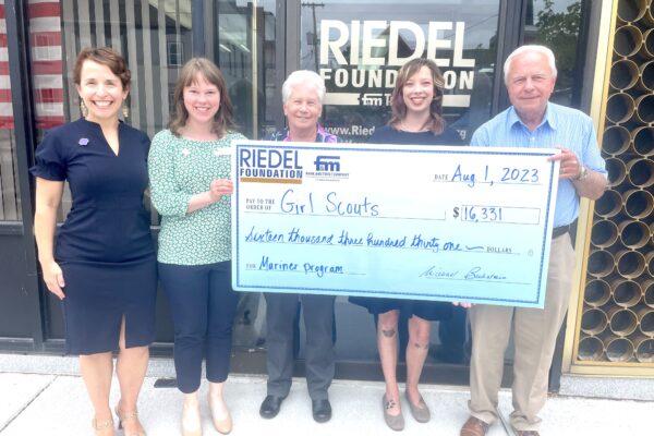 Riedel Foundation Funds Start Up of Girl Scout Mariner Program in Hannibal