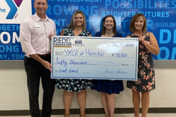 Riedel Foundation Awards $50,000 Grant to YMCA of Hannibal