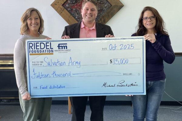 Riedel Foundation Awards $15,000 to Stock Pantry and Supply Holiday Meals in Hannibal   