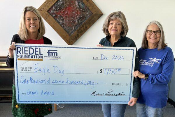 Riedel Foundation Awards $1,750 Grant to Support 2026 Hannibal Eagle Day