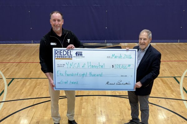 Riedel Foundation Awards $108,000 to Support Hannibal YMCA 