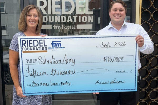 Riedel Foundation Awards $15,000 Grant to Hannibal Salvation Army